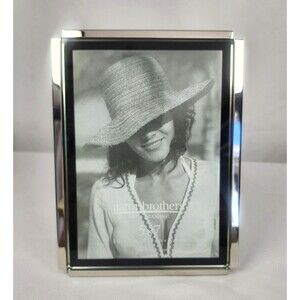 Aaron Brothers Frame 5x7 Infinity Glass Metal Photo Frame